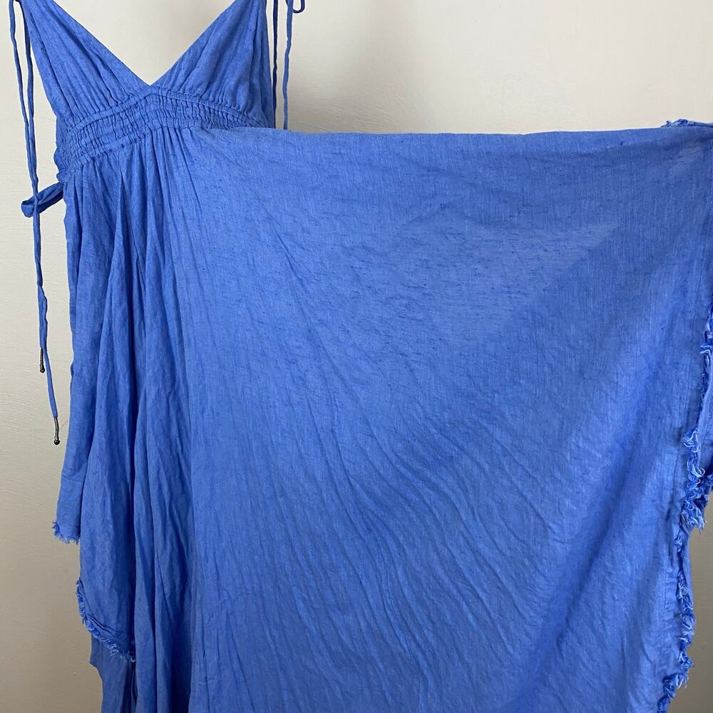 Free People Tropical Heat Maxi Dress - Inginue Blue - Size Small - Picture 5 of 11